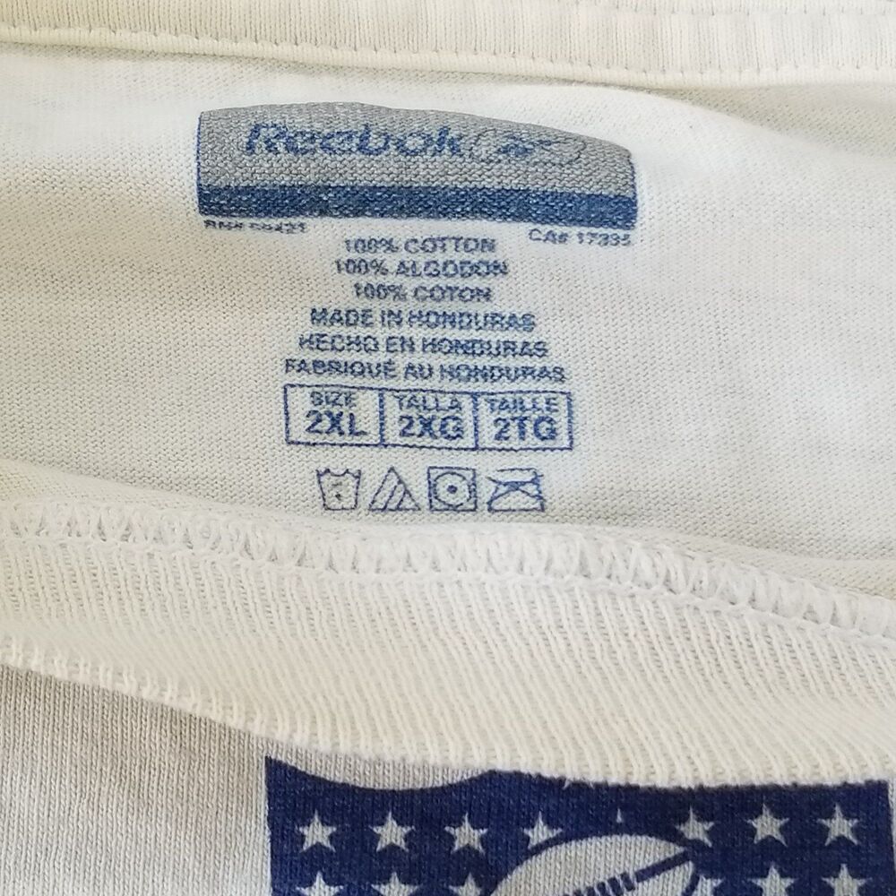 New England Patriots Super bowl 39 championship t shirt Reebok 2xl READ 2005 - Picture 4 of 11